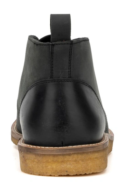 Reserve Footwear Deegan Leather Chukka Boot In Black