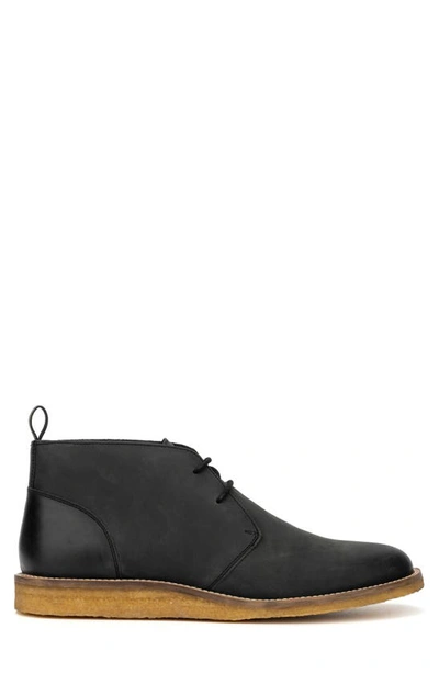 Reserve Footwear Deegan Leather Chukka Boot In Black