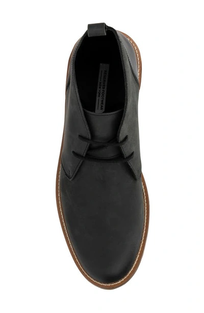 Reserve Footwear Deegan Leather Chukka Boot In Black