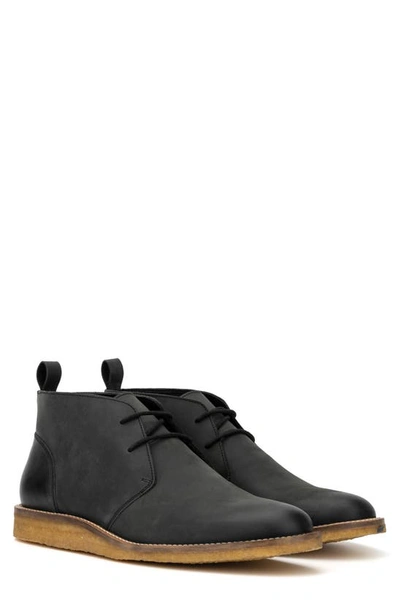 Reserve Footwear Deegan Leather Chukka Boot In Black