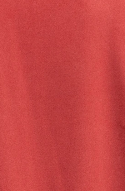 Shop Lunya Washable Silk Short Pajamas In Morana Crimson