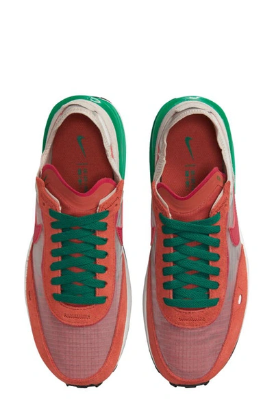 Nike Waffle One Sneaker In Burnt Sunrise/ Mystic Hibiscus