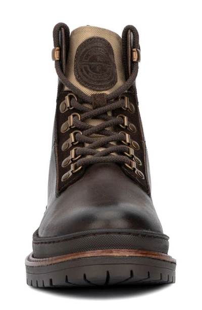 Reserve Footwear Rafael Lug Sole Boot In Brown