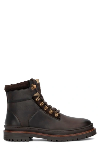 Reserve Footwear Rafael Lug Sole Boot In Brown