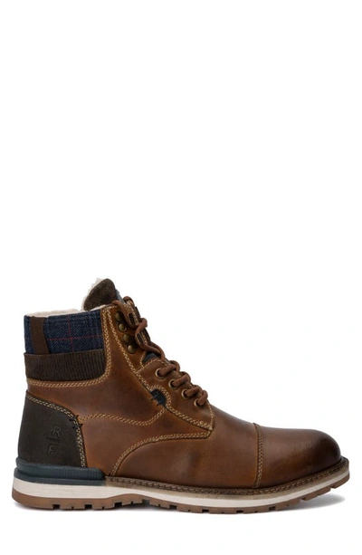 Reserve Footwear Jabari Faux Shearling Lined Boot In Tan
