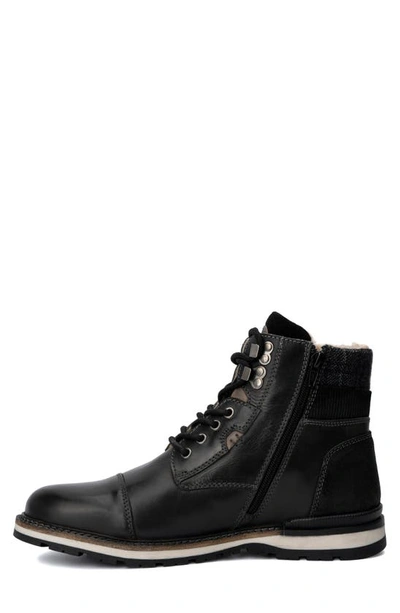 Shop Reserve Footwear Jabari Faux Shearling Lined Boot In Black