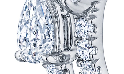 Kwiat Duet Diamond Double Huggie Hoop Earrings In White Gold