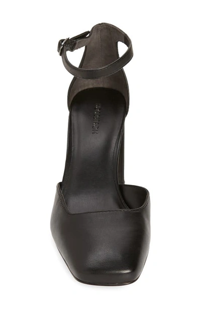 Shop Nordstrom Katrina Ankle Strap Block Heel Pump In Black