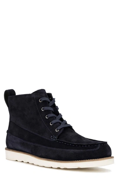 Reserve Footwear Fritz Suede Chukka Boot In Navy