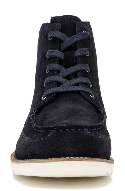 Reserve Footwear Fritz Suede Chukka Boot In Navy