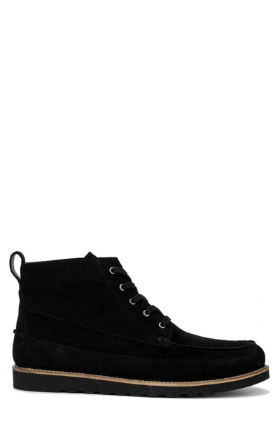 Reserve Footwear Fritz Suede Chukka Boot In Black
