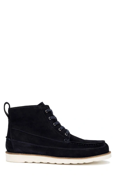 Reserve Footwear Fritz Suede Chukka Boot In Navy