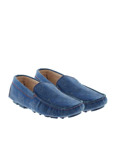 Shop Robert Graham Soprano Loafer In Navy