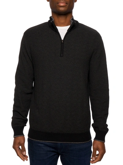 Shop Robert Graham Draco Sweater In Black