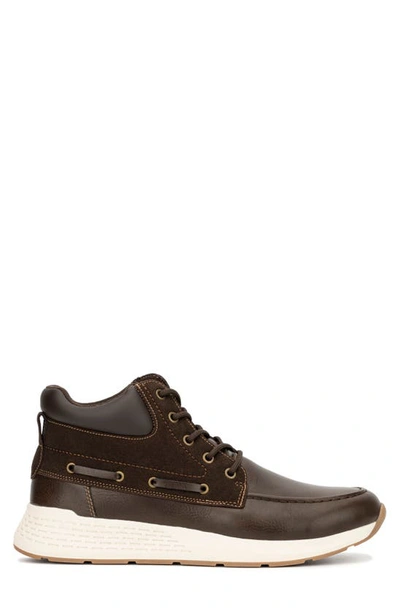Reserve Footwear Elton Mid Sneaker In Dark Brown