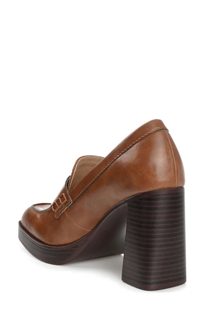 Journee Collection Ezzey Platform Penny Loafer Pump In Brown
