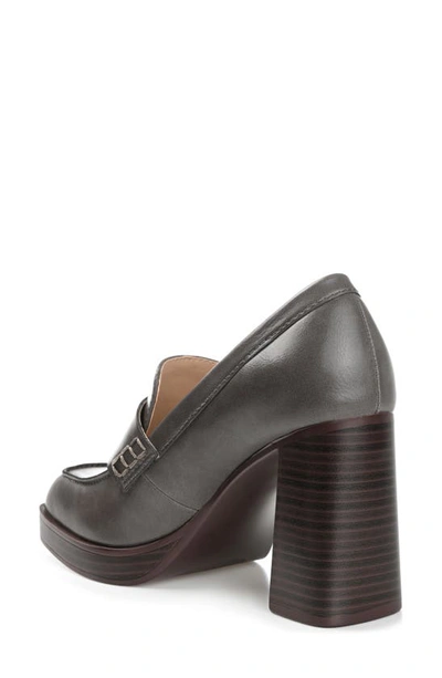 Journee Collection Ezzey Platform Penny Loafer Pump In Grey
