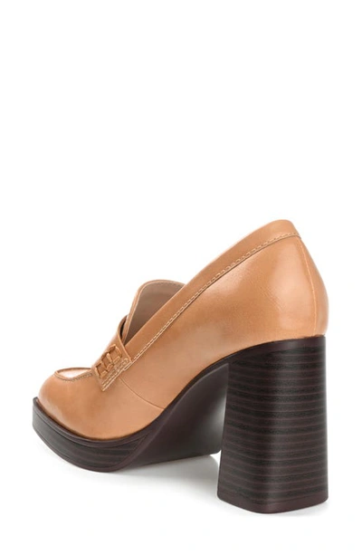 Journee Collection Women's Ezzey Block Heel Loafers In Tan