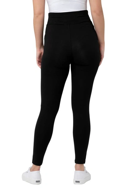 Ripe Maternity Essential Organic Cotton Maternity Leggings In Black