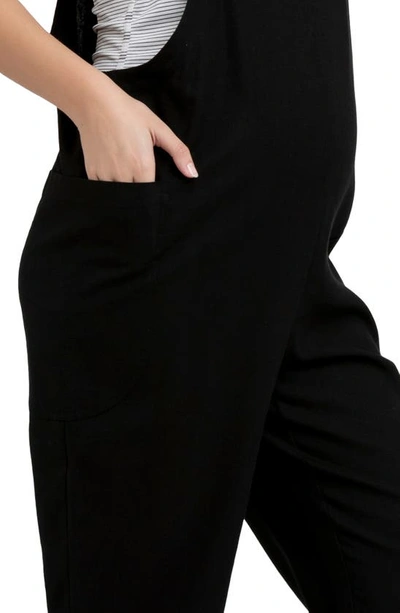 Shop Ripe Maternity Poppy Maternity Jumpsuit In Black