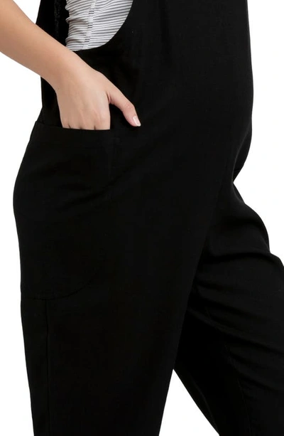 Ripe Maternity Poppy Maternity Jumpsuit In Black