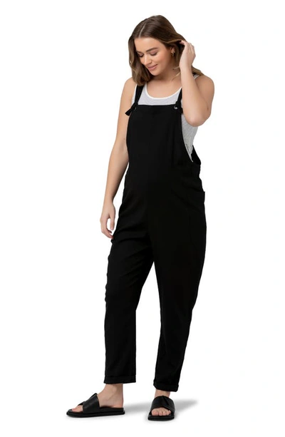 Ripe Maternity Poppy Maternity Jumpsuit In Black
