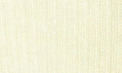 High Heel Jungle Cashmere Blend Crew Socks In Creme