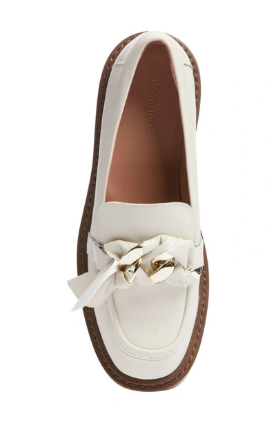 Shop Nordstrom Trinity Lug Sole Loafer In Ivory