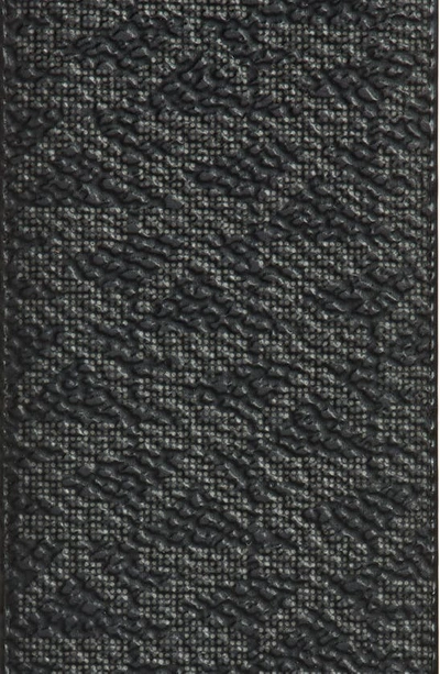 Shop Michael Kors Monogram Reversible Leather Belt In Black