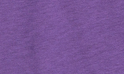 Shop Jared Lang Short Sleeve Peruvian Cotton T-shirt In Purple