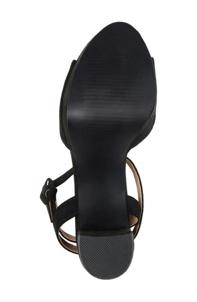 Journee Collection Women's Nairri Platform Block Heel Dress Sandals In Black