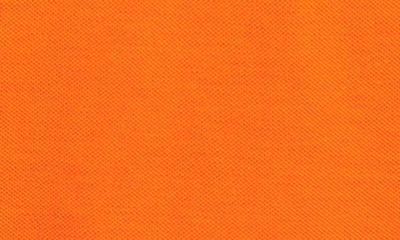 Shop Jared Lang Cotton Knit Polo In Orange
