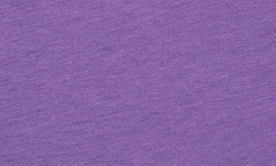 Shop Jared Lang Peruvian Cotton Crewneck T-shirt In Purple