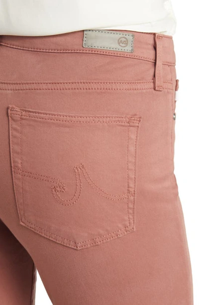 Shop Ag 'the Prima' Cigarette Leg Skinny Jeans In Dusty Blush