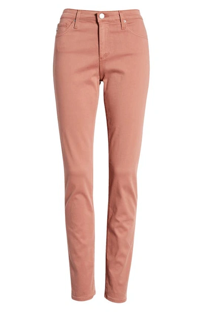 Shop Ag 'the Prima' Cigarette Leg Skinny Jeans In Dusty Blush