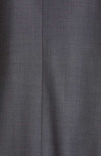 Zegna Pin Dot Trofeo Milano Wool Suit In Dk Gry Sld