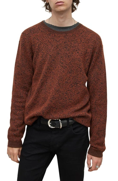 Shop John Varvatos Forsyth Wool & Alpaca Blend Sweater In Copper