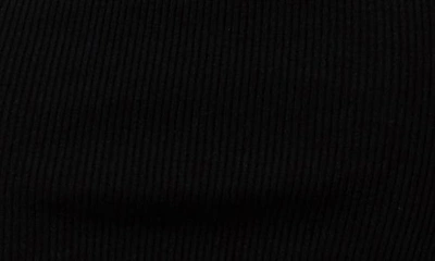 Ripe Maternity Sadie Long Sleeve Cross Front Rib Maternity Dress In Black