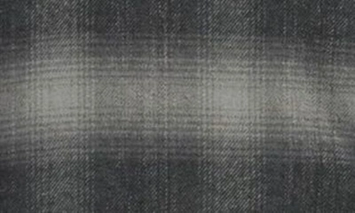 Shop Frame Plaid Cotton Flannel Shirt In Noir / Grey