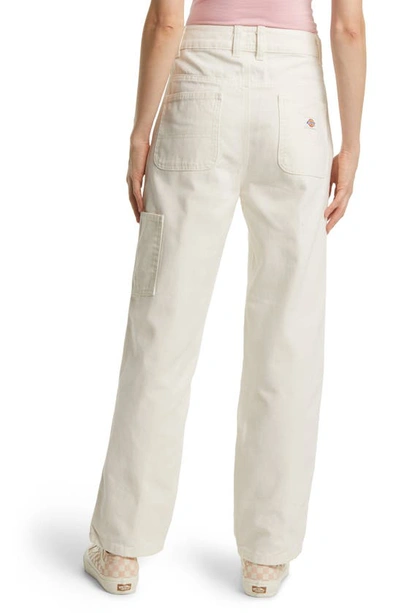 Shop Dickies Stonewashed Duck Utility Pants In Stonewashed Cloud