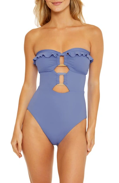 Soluna Buckle Up One-piece Swimsuit In Mist