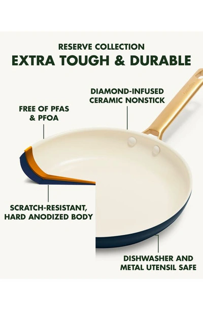 Greenpan Reserve 3-piece Frying Pan Set In Twilight Blue
