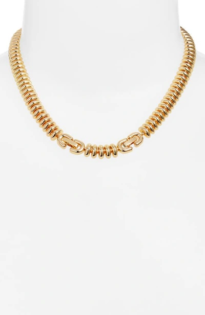 Shop Jenny Bird Le Tome Sofia Disc Choker Necklace In High Polish Gold