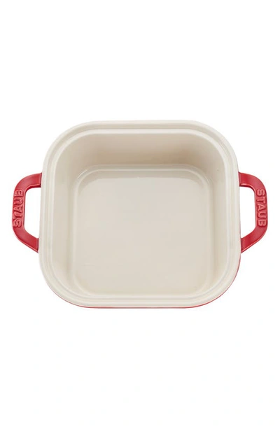 Staub Ceramics 4-pc Mixed Baking Dish Set In Cherry