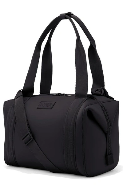 Dagne Dover Medium Landon Neoprene Carryall Duffle Bag In Onyx