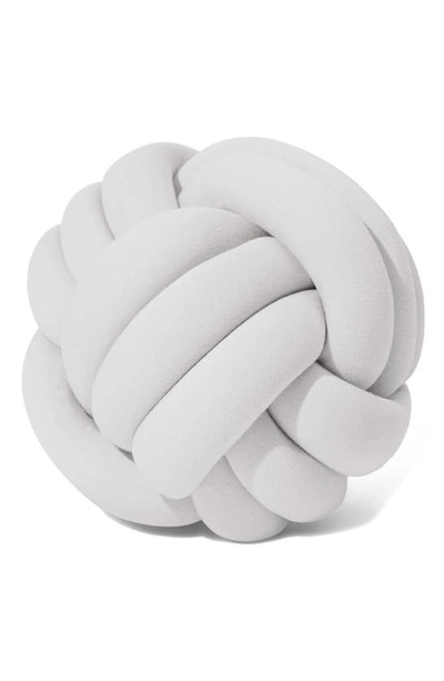 Bearaby Hugget Large Knot Organic Cotton Pillow In Moonstone Grey