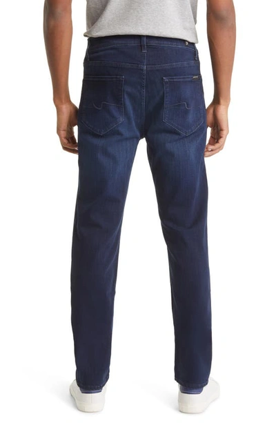 7 For All Mankind Austyn Relaxed Straight Jeans In Deep Blue