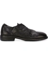 Guidi Distressed Lace-up Shoes
