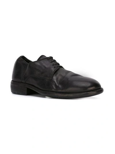 Guidi Distressed Lace-up Shoes