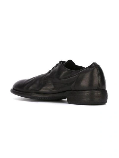 Guidi Distressed Lace-up Shoes